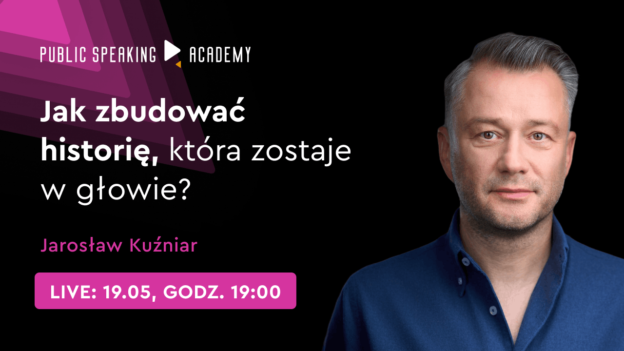 Zaproszenie na webinar "Jak zbudować historię, która zostaje w głowie?"
